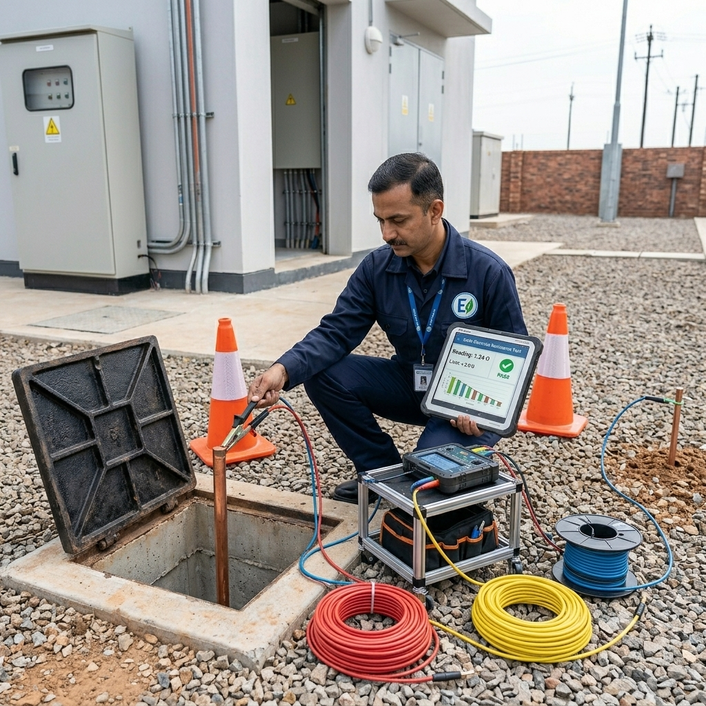 Earth Electrode Resistance Test